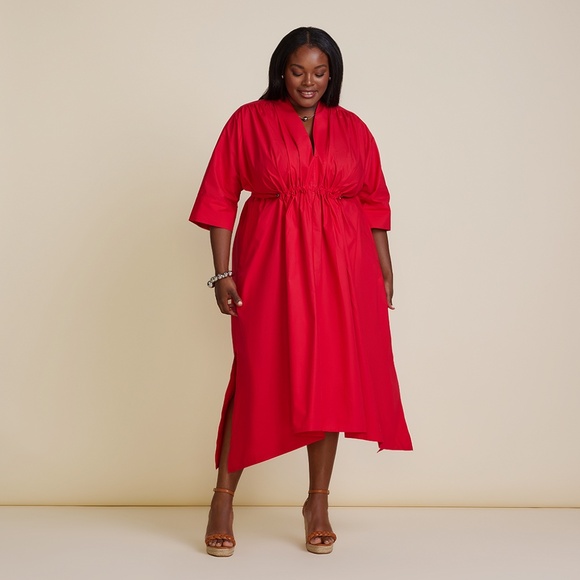 The Everywhere Everyday Shirt Dress - Raspberry L (12-16) - Picture 5 of 6